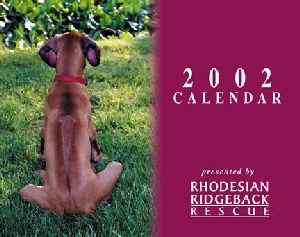 2002 Ridgeback-a-Day Calendar