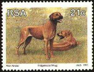 Ridgeback Stamp Republic of South Africa
